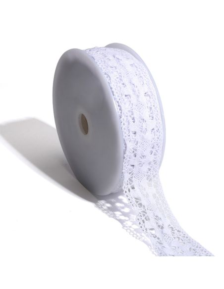 Encaje Géraldine 38mm - Blanco