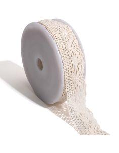 Encaje Leya 40mm - Crudo