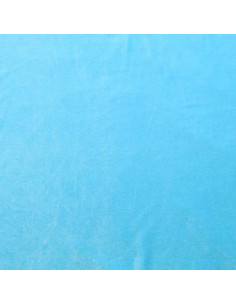 Tejido de terciopelo elástico - Azul aqua 2