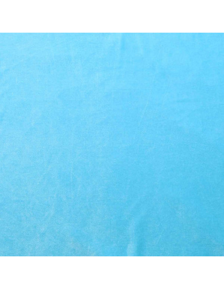 Tejido de terciopelo elástico - Azul aqua