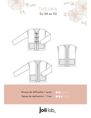 Patrón de chaqueta Thelma - Joli Lab