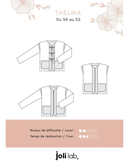 Patrón de chaqueta Thelma - Joli Lab