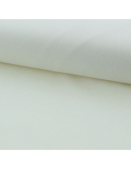 Lienzo de algodón semi-tejido - Blanco roto