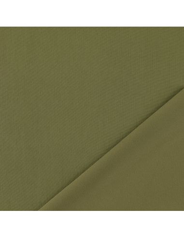 Tejido Scuba efecto piel de melocotón - Verde oliva