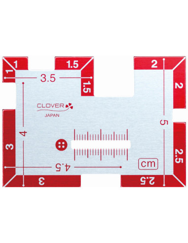 Calibrador para costura de metal Clover