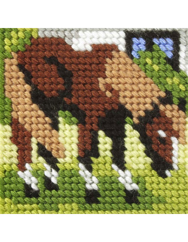 Kit de lienzo para niños - El caballo