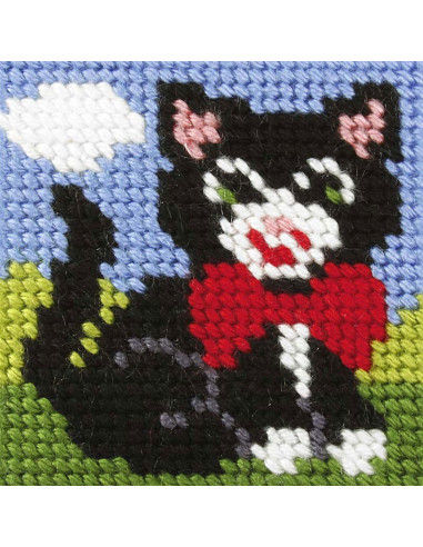 Kit de lienzo para niños - El gato