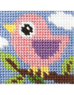 Kit de lienzo para niños - El pájaro
