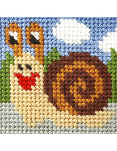 Kit de lienzo para niños - El caracol