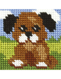 Kit de lienzo para niños - El perro