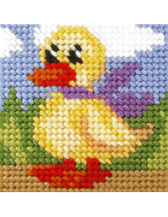 Kit de lienzo para niños - El pato
