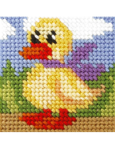 Kit de lienzo para niños - El pato