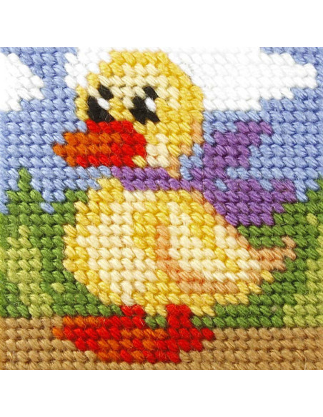 Kit de lienzo para niños - El pato