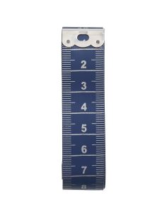 Cinta métrica de costura 150 cm - Colección flores azules 2