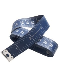 Cinta métrica de costura 150 cm - Colección flores azules