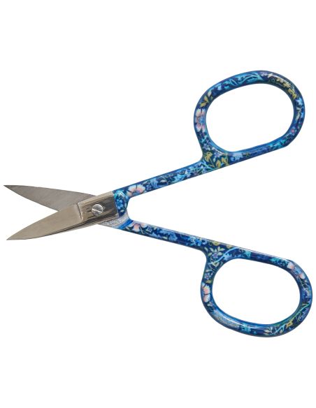 Tijeras de bordado 9 cm - Colección flores azules