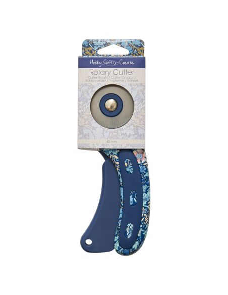 Cortador rotativo de 45 mm - Colección flores azules