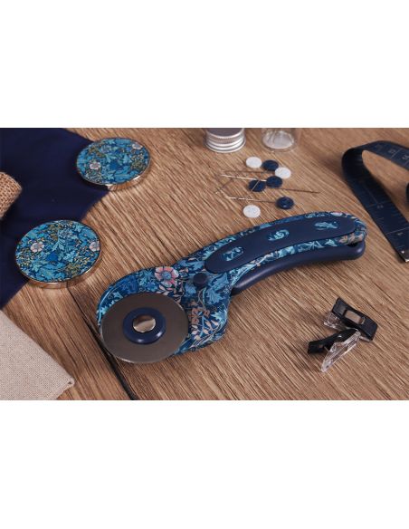 Cortador rotativo de 45 mm - Colección flores azules