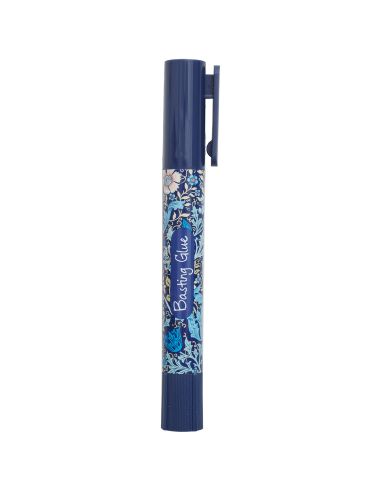 Bolígrafo de pegamento temporal para tela - Colección flores azules