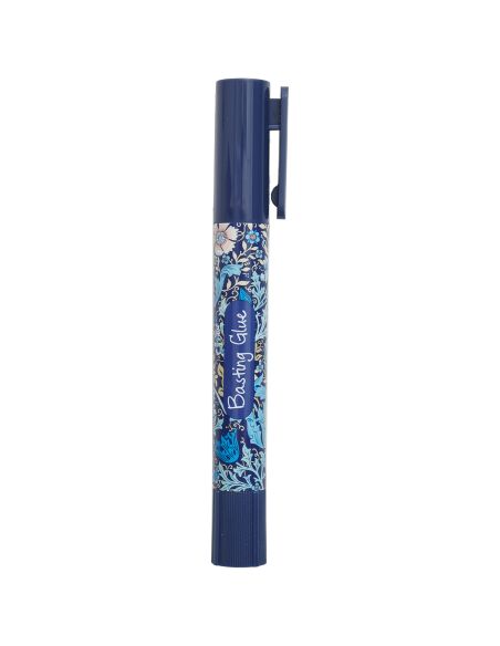 Bolígrafo de pegamento temporal para tela - Colección flores azules