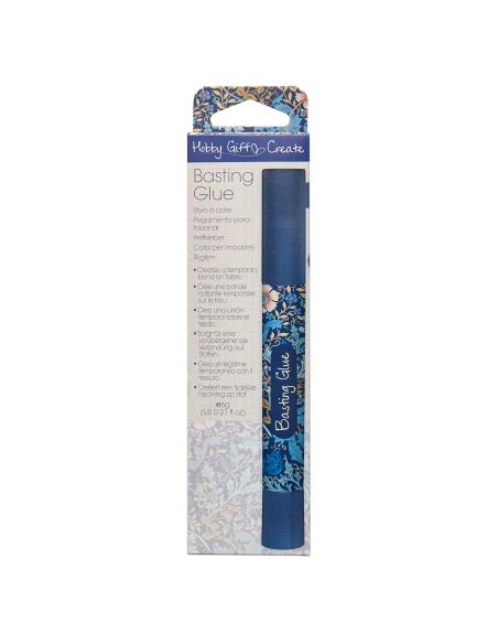 Bolígrafo de pegamento temporal para tela - Colección flores azules