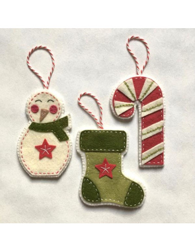 Kit de fieltro DIY feliz Navidad