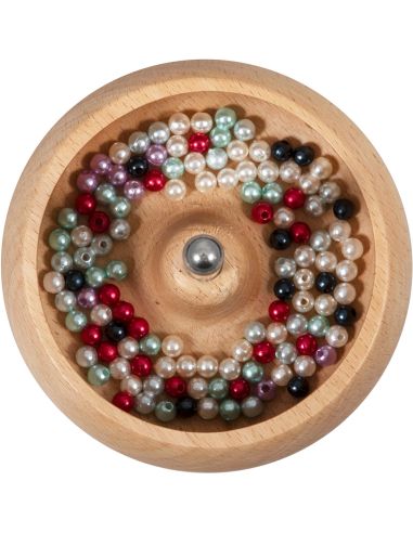 Molino de cuentas de madera maciza Trimits