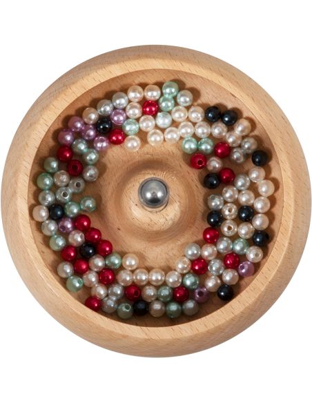 Molino de cuentas de madera maciza Trimits