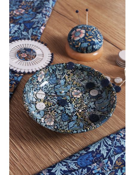 Alfiletero - Colección flores azules