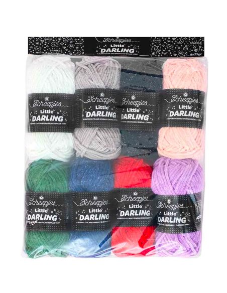 Bolsa de 8 ovillos Scheepjes Little Darling Sparkle