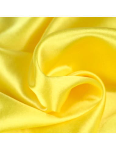 Forro satinado de lujo - Amarillo canario