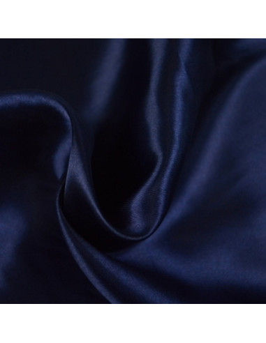 Forro satinado de lujo - Azul marino