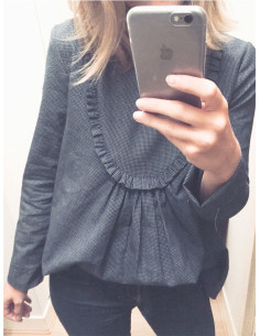 Patrón de vestido, blusa o camiseta Ida Mum - Ikatee