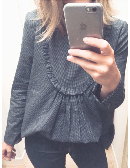 Patrón de vestido, blusa o camiseta Ida Mum - Ikatee