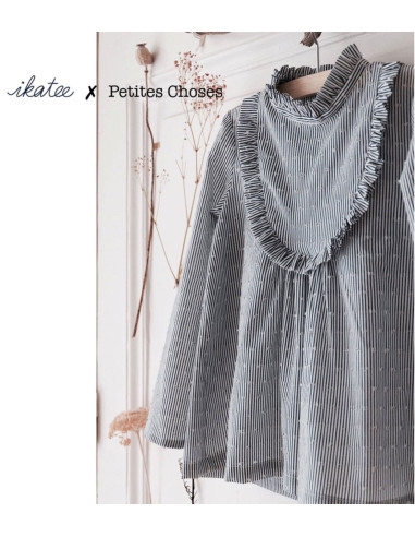 Patrón de vestido, blusa o camiseta Ida Mum - Ikatee