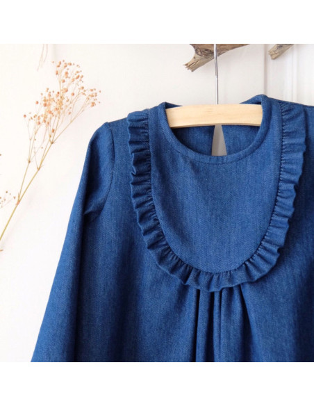 Patrón de vestido, blusa o camiseta Ida Mum - Ikatee