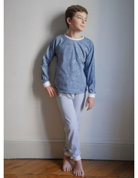 Patrón de pijama unisex Sacha - Ikatee