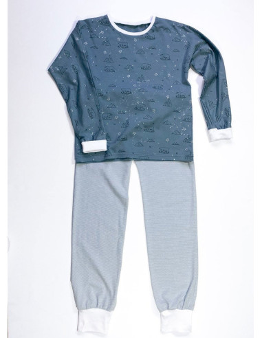 Patrón de pijama unisex Sacha - Ikatee