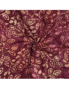 Tejido de algodón batik Méline - Cereza