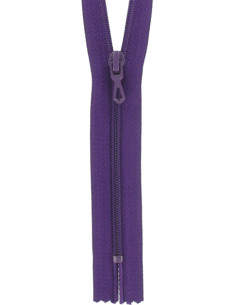 Cremallera de nylon - Violeta oscuro