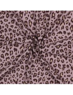 Tejido de viscosa lino Salvaje - Malva