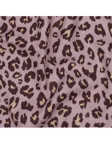 Tejido de viscosa lino Salvaje - Malva