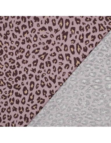 Tejido de viscosa lino Salvaje - Malva