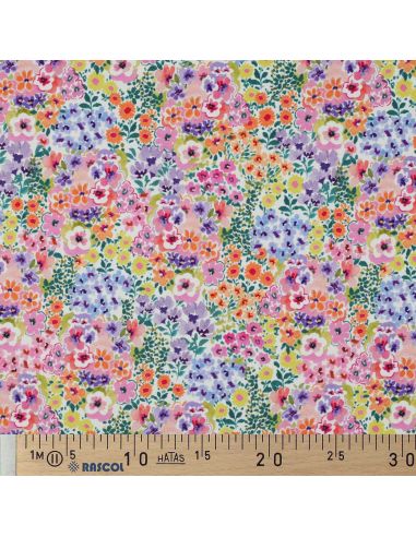 Tejido de punto estampado - Campos de flores