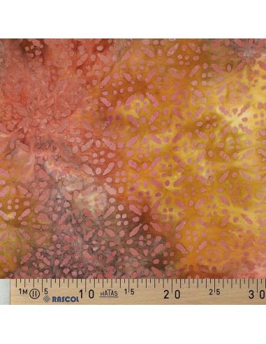 Tejido de viscosa batik Soléane - Amarillo
