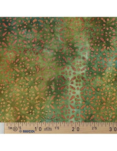 Tejido de viscosa batik Soléane - Verde