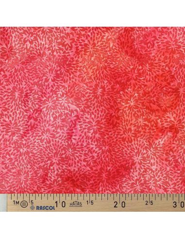 Tejido de viscosa batik Vaiana - Rojo
