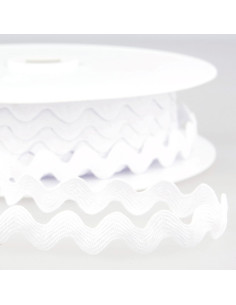 Serpentina - Croché 13 mm - Blanco