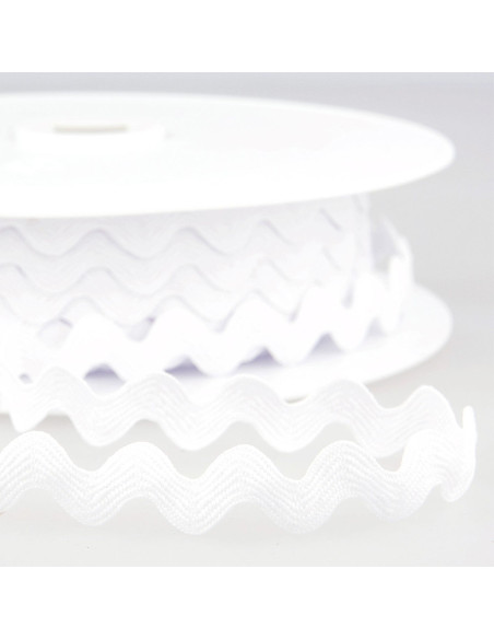 Serpentina - Croché 13 mm - Blanco