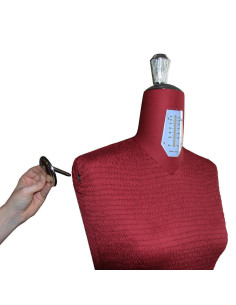 Maniquí de costura ajustable de alta gama 38 / 50 con brazos + vientre 2